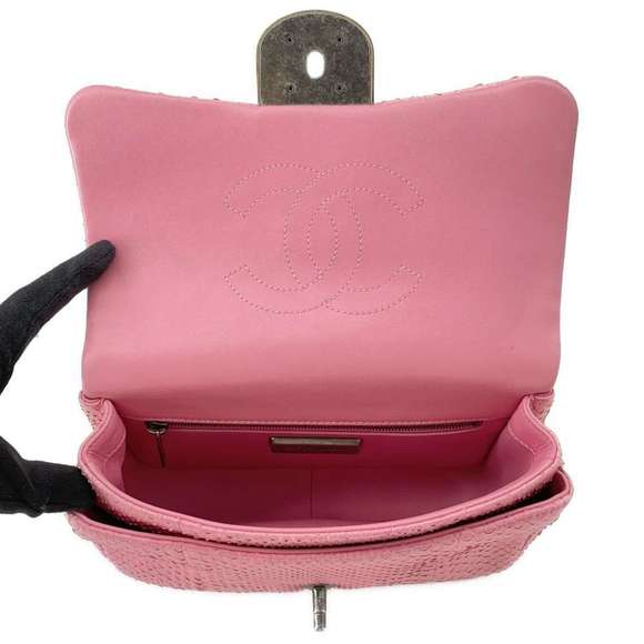 Chanel Python Shoulder Bag Pink - Picture 7 of 15